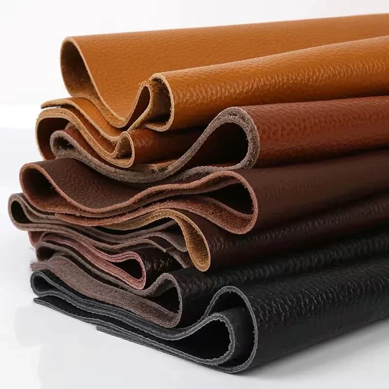 Genuine leather, top layer cowhide, brown leather fabric, imported leather, whole coffee sofa, bedside soft bag, leather