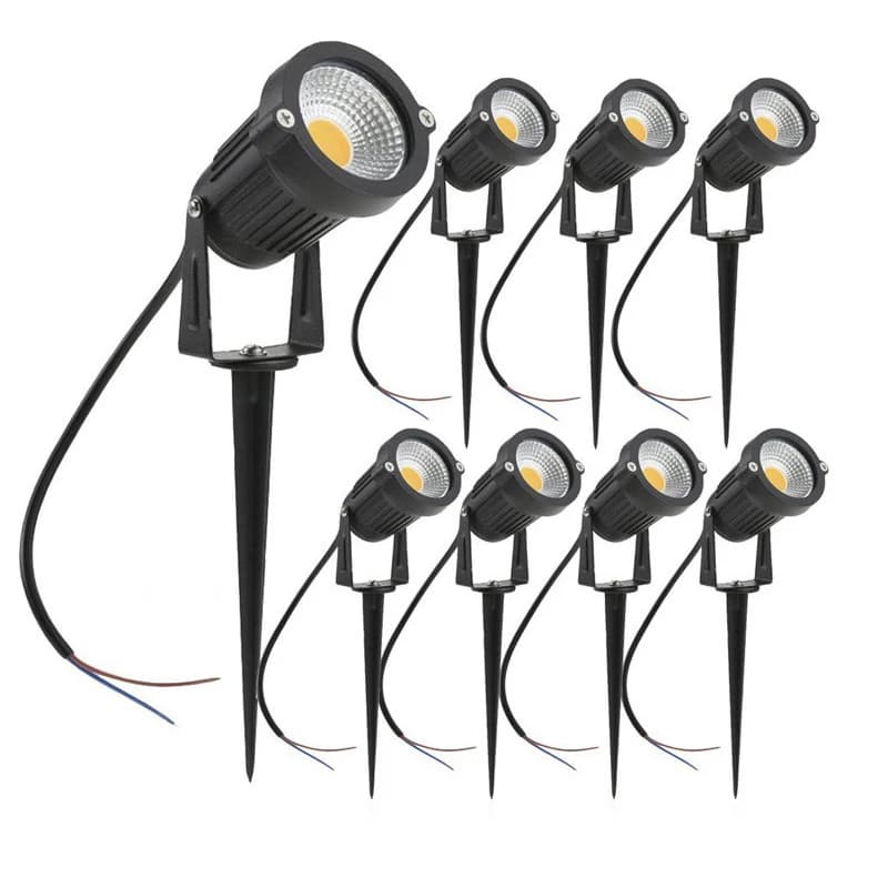 LED Garden Lights Outdoor Waterprof Lawn Lamp 220V110V12V 5W10W15W20W Landscape Spike Bulb IP65 Led Light Garden Path Spotlights