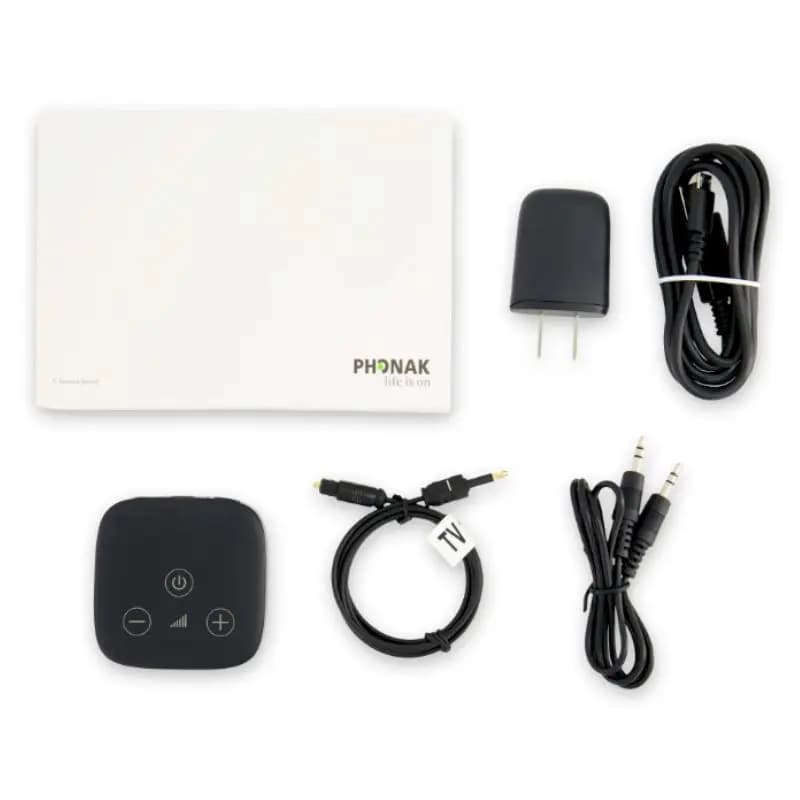 Phonak TV Connector Hearing Aid Bluetooth Wireless Accessories  connectivity to Infinio,Lumity, Paradise, and M hearing aids.