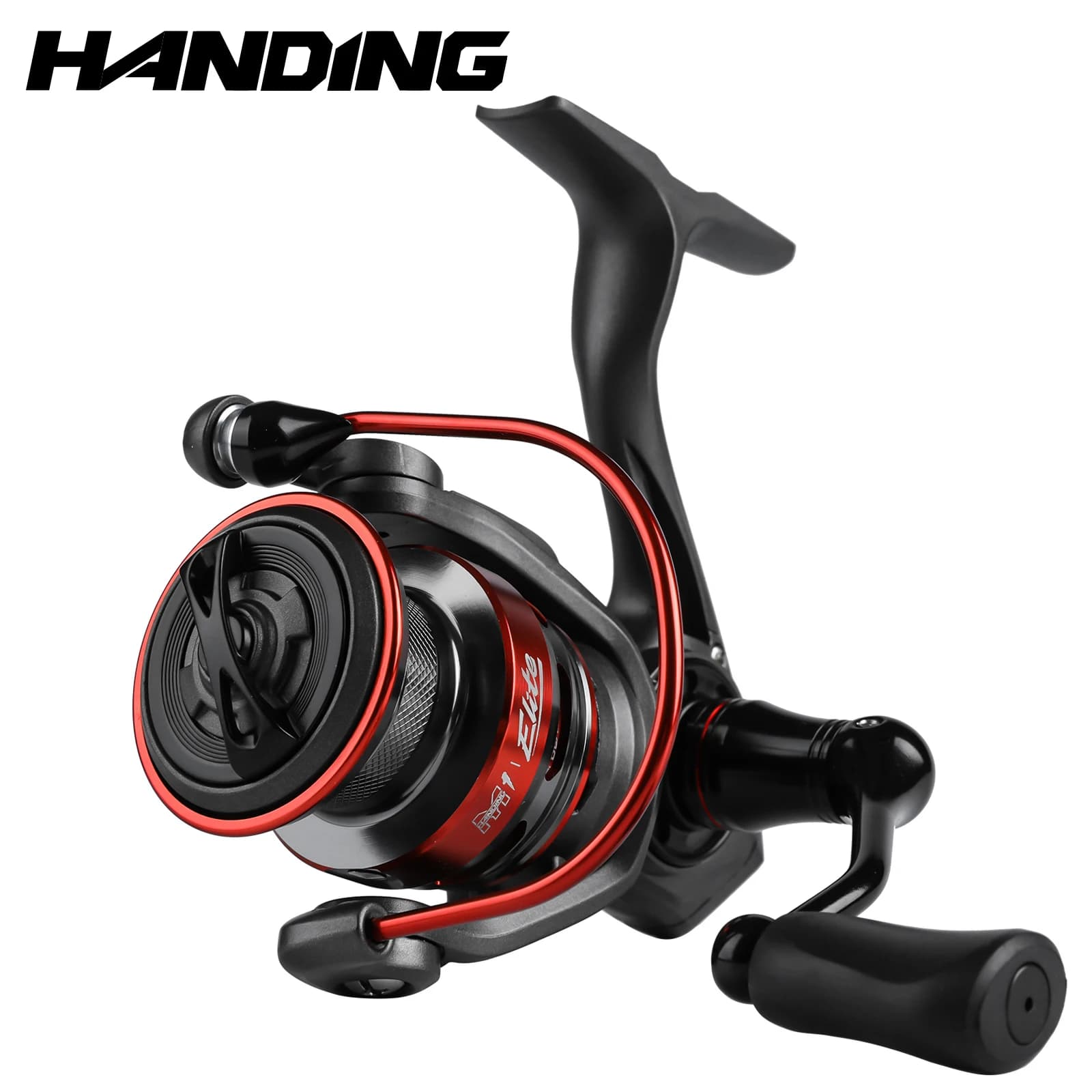 HANDING Elite Spinning Reel Max Drag 6kg 5.2:1 Gear Ratio Light Weight Fishing Reel Slow Descent Spool Smooth Line Laying Reels