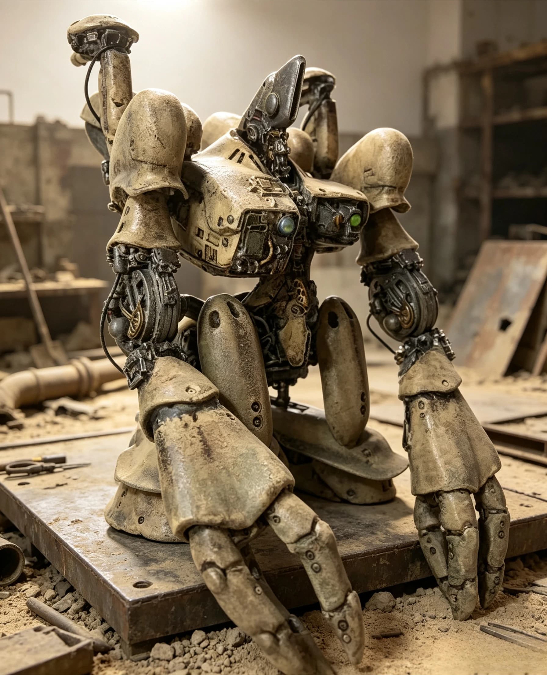 1:20 Maschinen Krieger Crab Claw Engineering Mecha Resin GK Model Kit, Unpainted Unassembled Multi-Arm Work