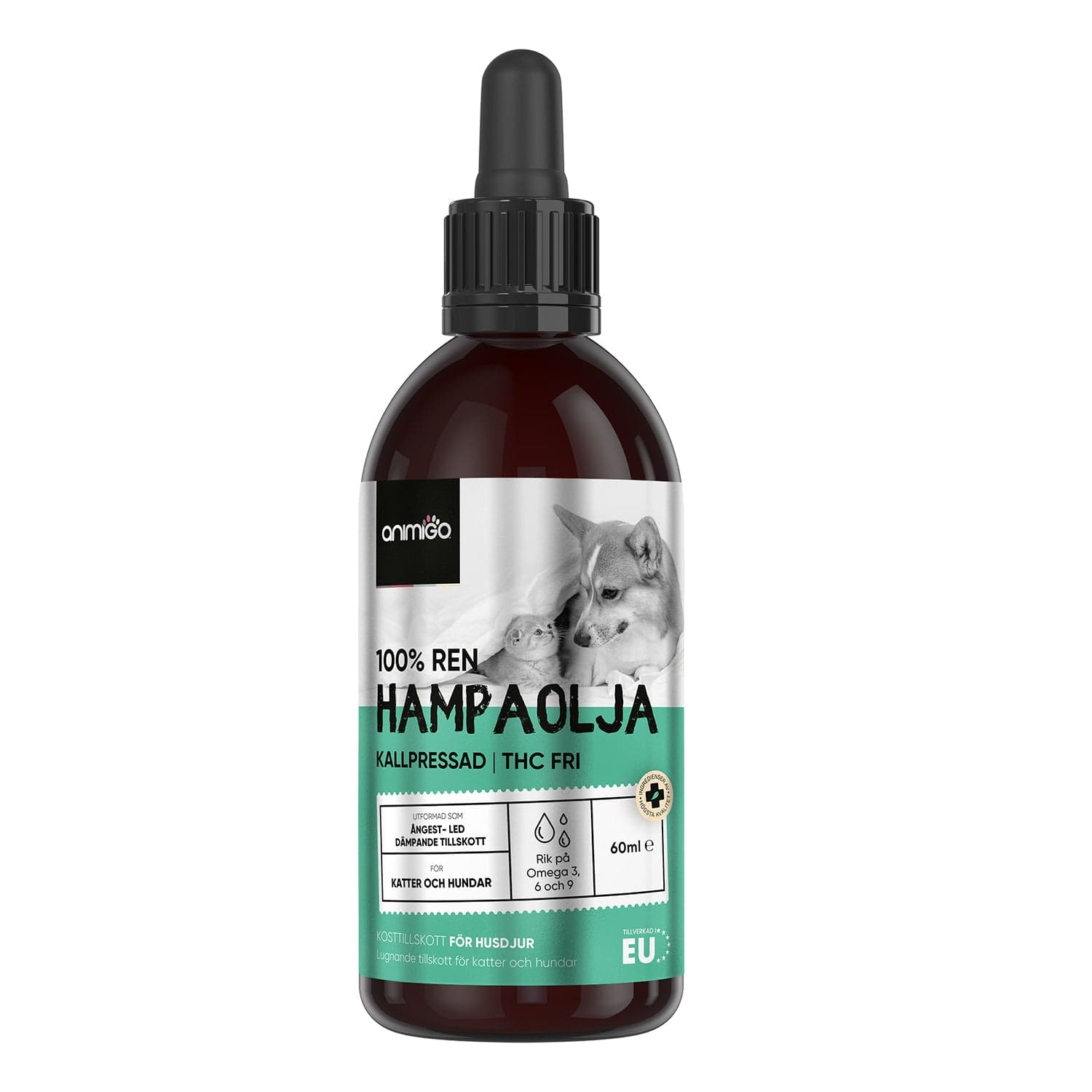 Hampaolja för hund