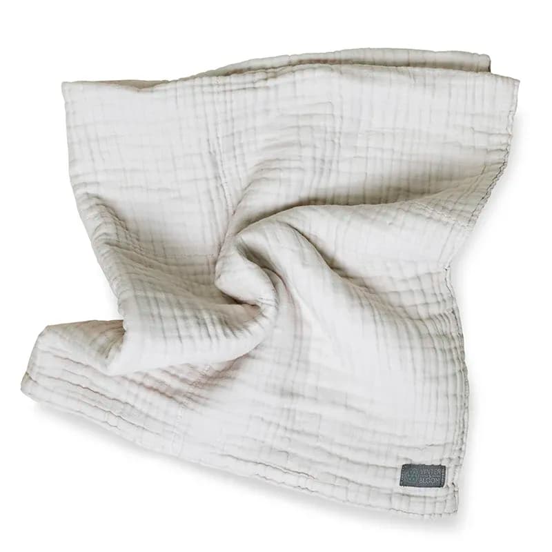 Vinter & Bloom Filt Layered Muslin EKO Dove Grey 100x80cm