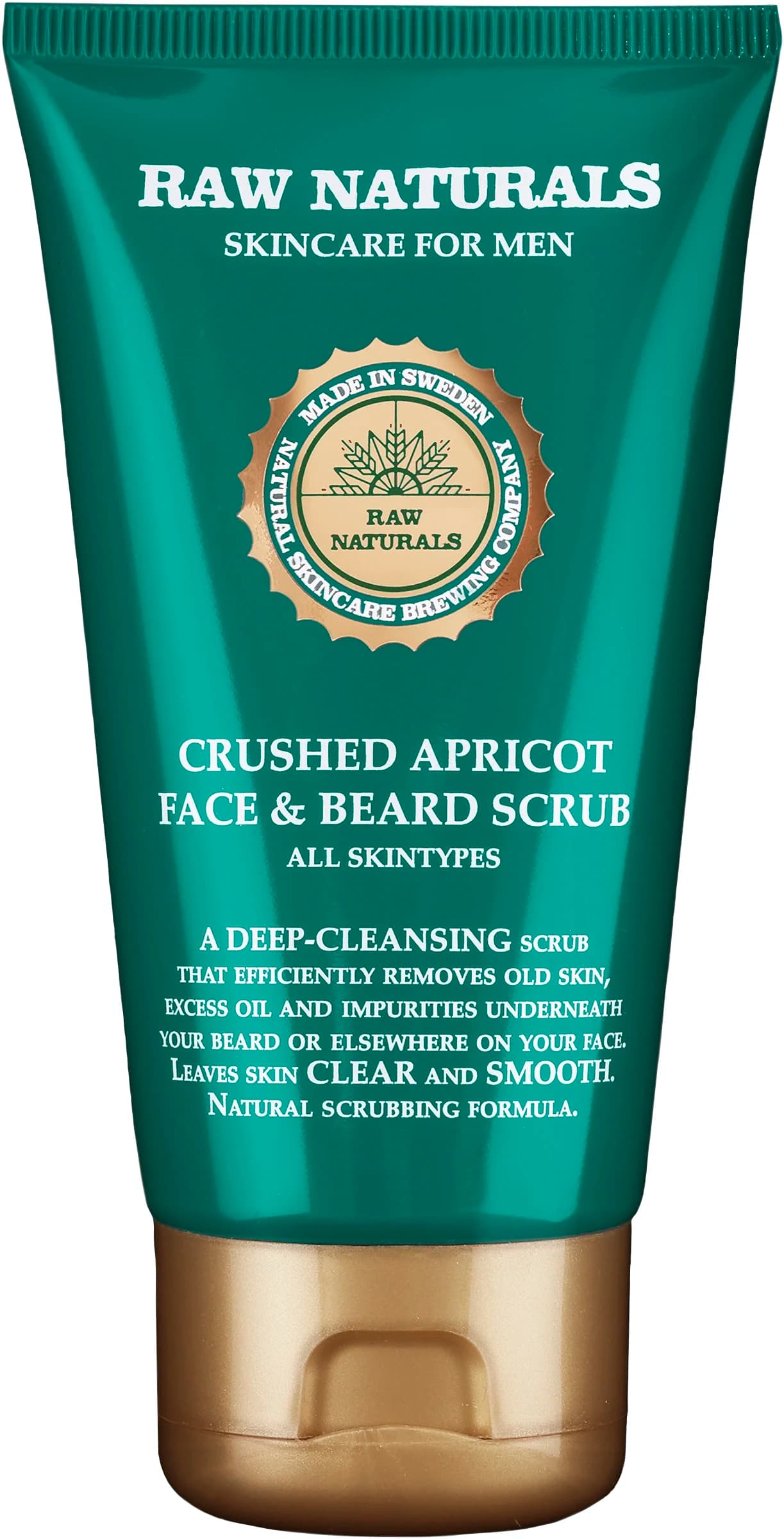 Raw Naturals Crushed Apricot Face & Beard Scrub 75 ml