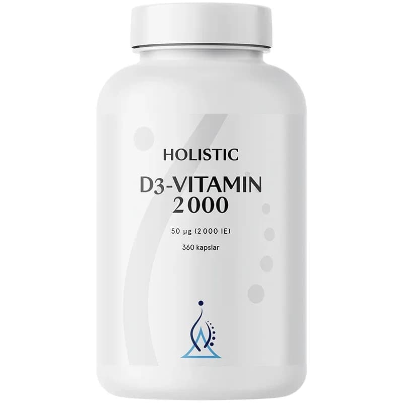 Holistic D3-vitamin 2000 IE 360 st
