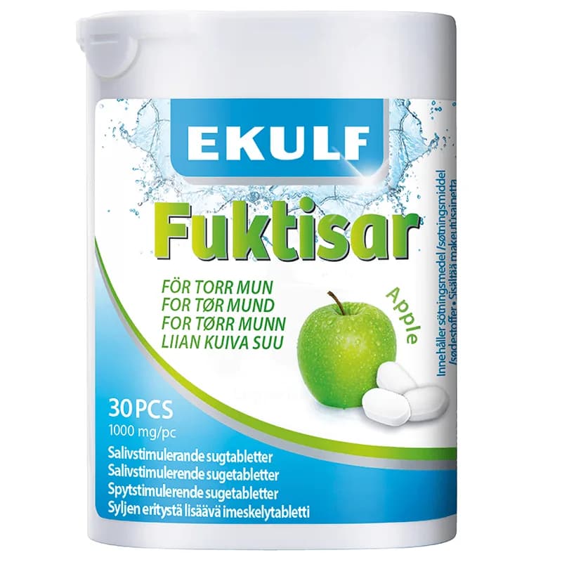 Ekulf Fuktisar 30 st Äpple