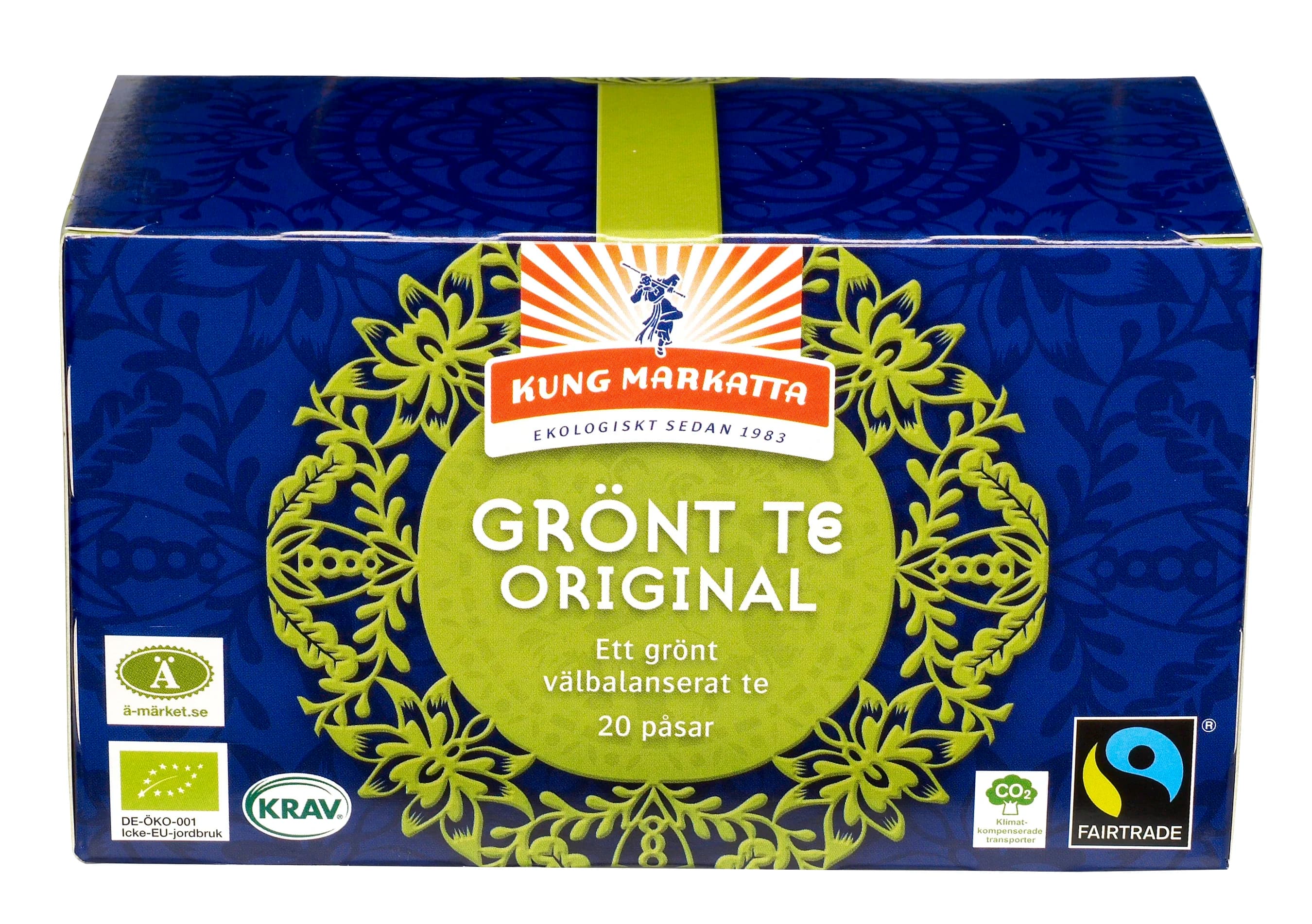 Kung Markatta Grönt Te Krav FT 20 påsar