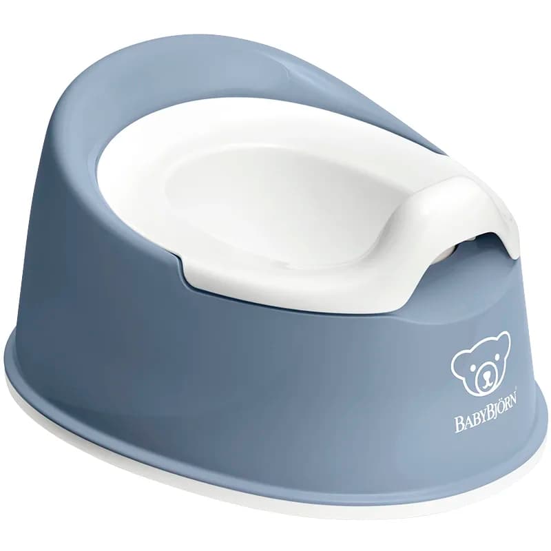 BabyBjörn Smart Potta Gråblå/Vit