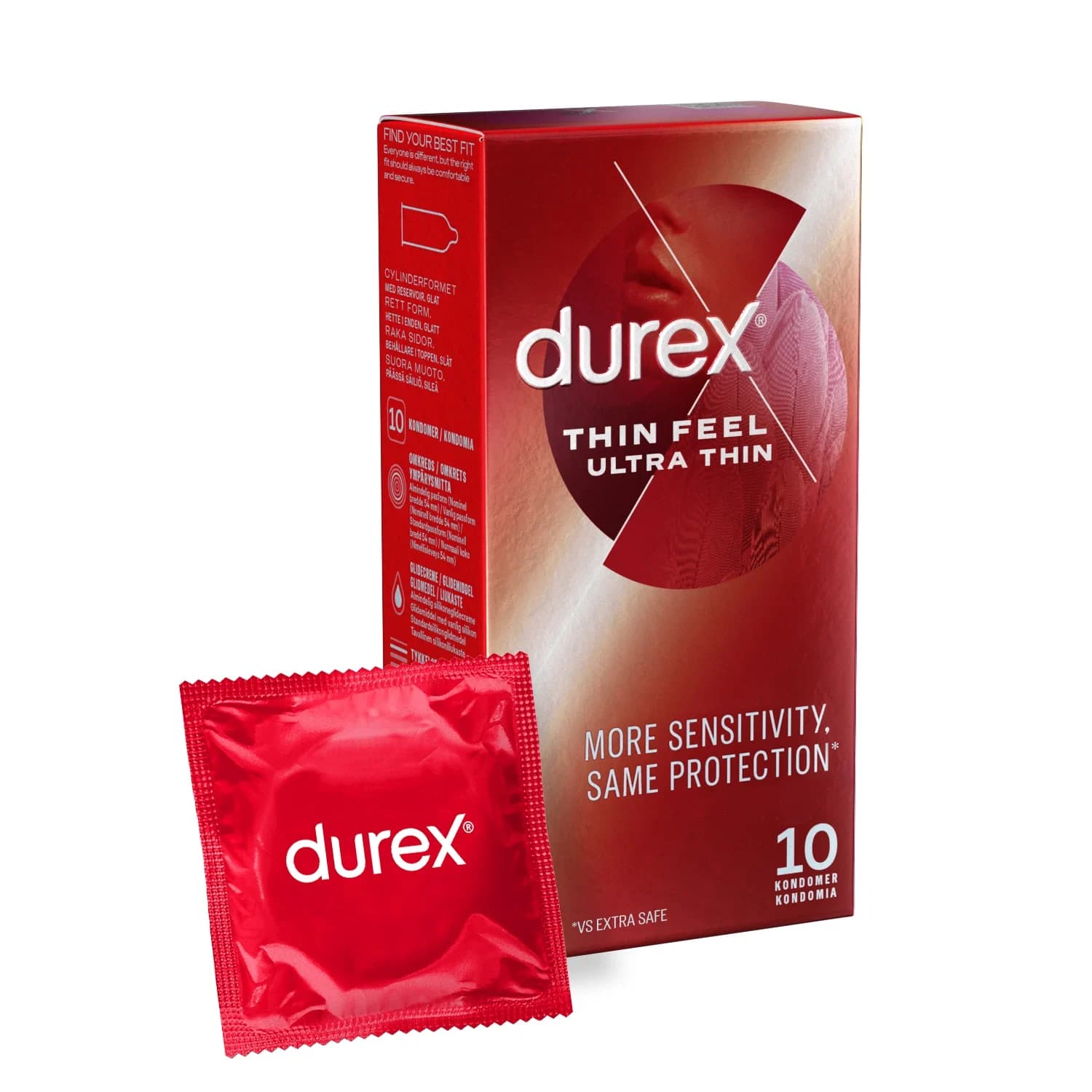 Durex Thin Feel Ultra Thin Kondom 10 st