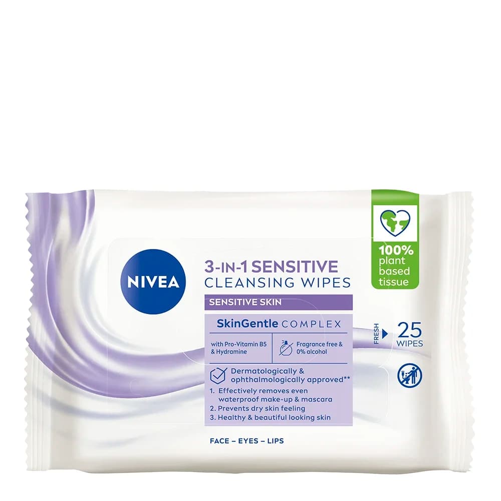 Nivea Sensitive Cleansing Wipes 25 st