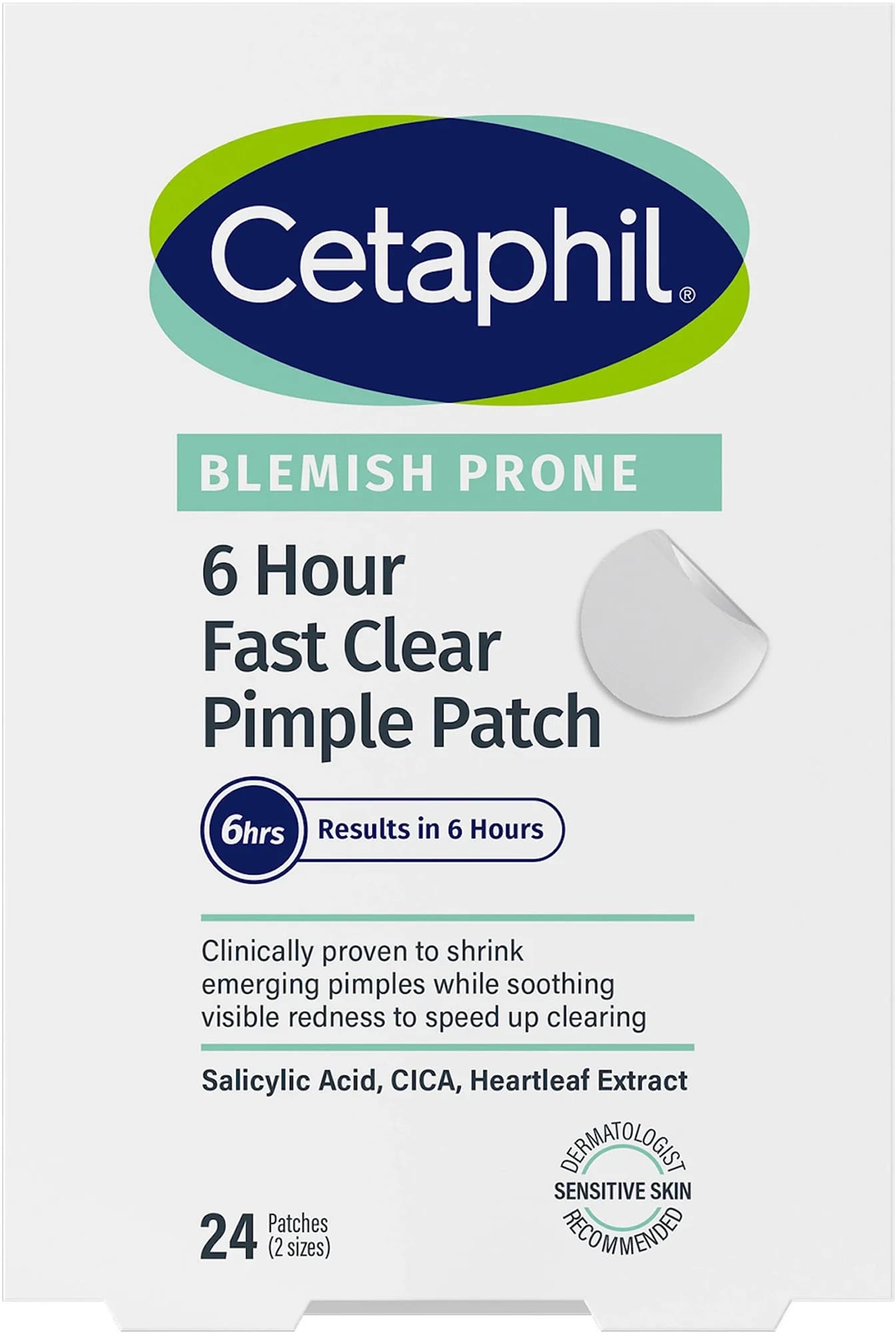Cetaphil 6h Fast Clear Pimple Patch 24 st