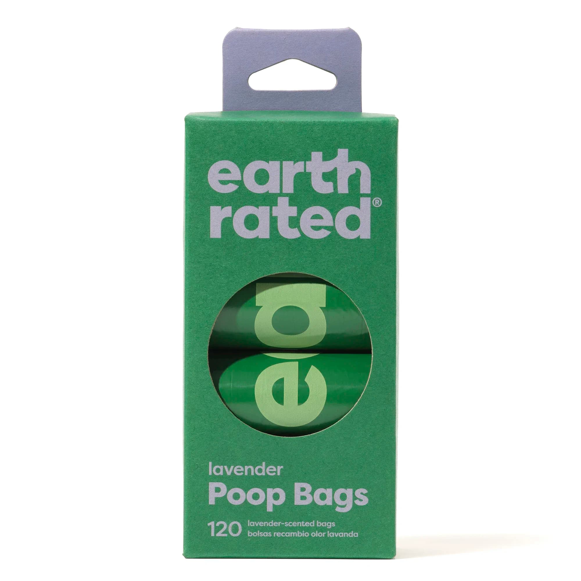 Earth Rated Poop Bags Refill 8-pack Lavender