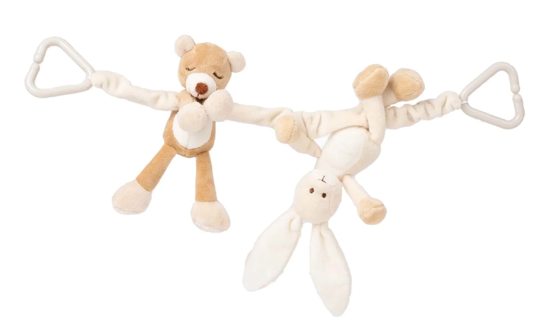 Teddykompaniet Diinglisar Vagnhänge Nalle & Kanin