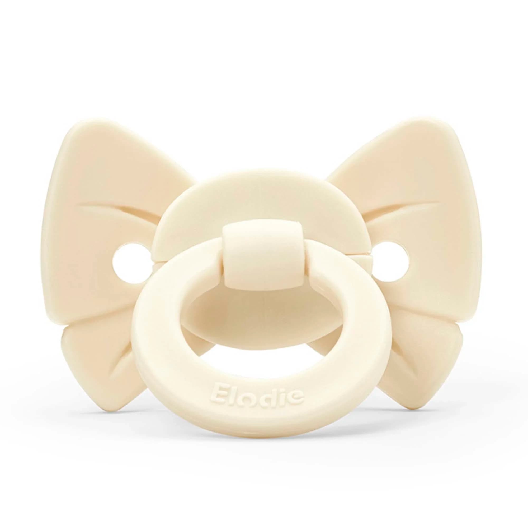 Elodie Binky Bow Napp Oat White 3+ månader