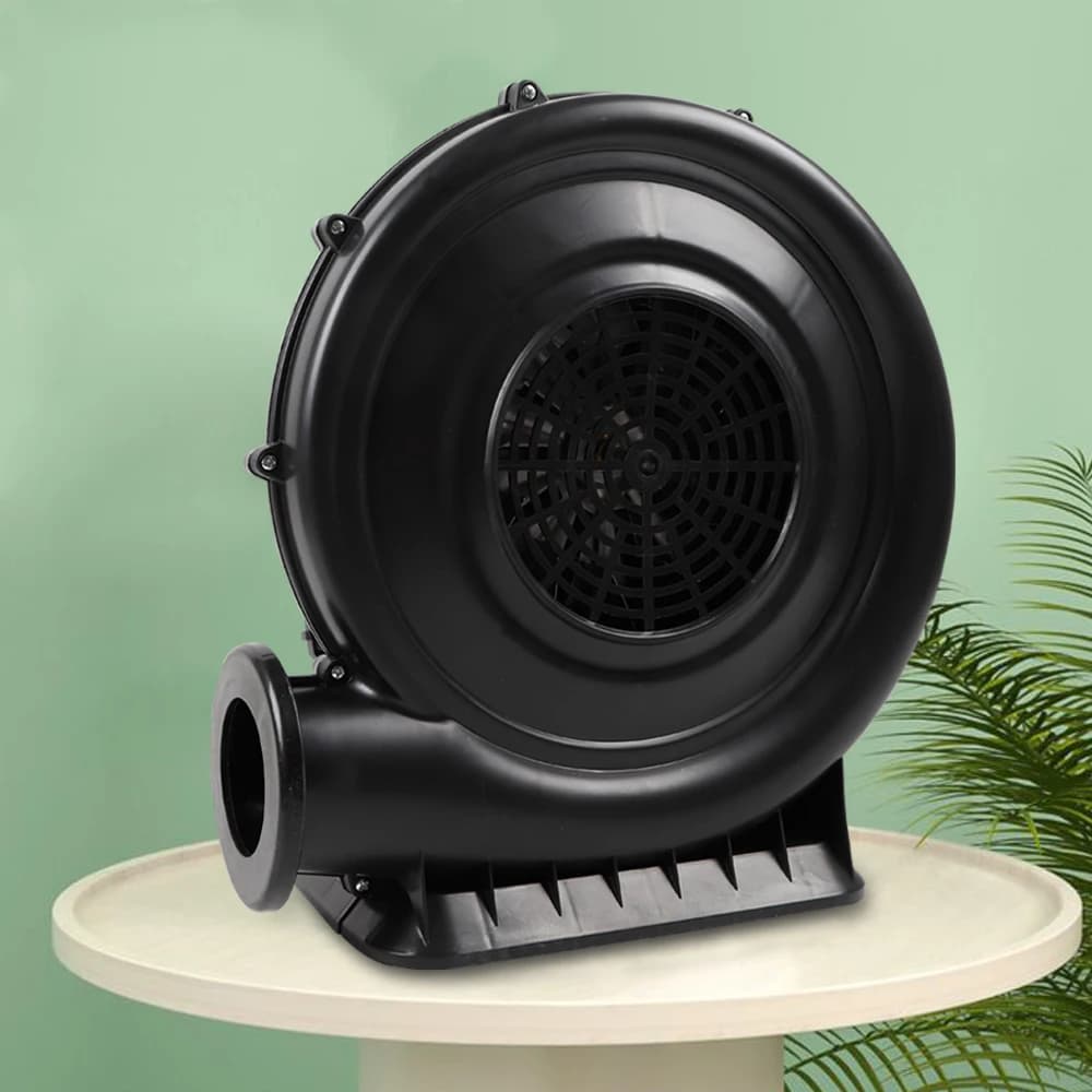 Luftblåsare - Fläkt för uppblåsbara - 250 W - 220 V - Kontinuerligt luftflöde - Borstlös motor - EU-kontakt - Svart