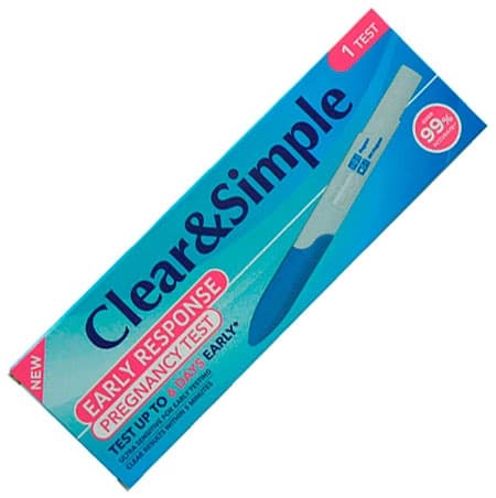 Clear & Simple Graviditetstest - 1 st