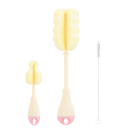 Kikka Boo Bottle Cleaning Pink Brush Set – 3 st