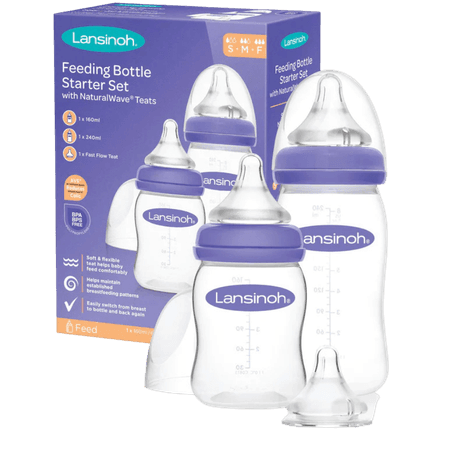 Lansinoh Feeding Bottle Starter Set – 3 st