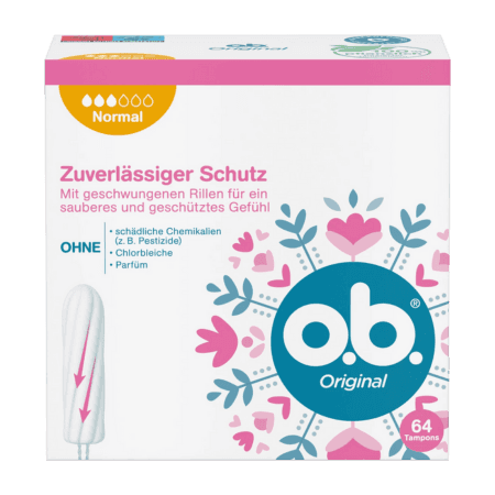 O.B. Original Normal-tamponger - 64 st