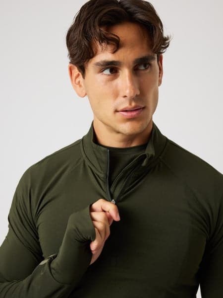 Björn Borg Borg Midlayer Half Zip Grön, S