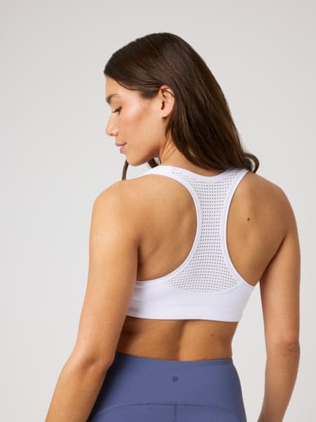 Björn Borg Borg Mid Support Sports Bra Vit, M view 2