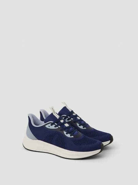 Björn Borg Unisex Ace Knit Sneakers Marinblå, 38