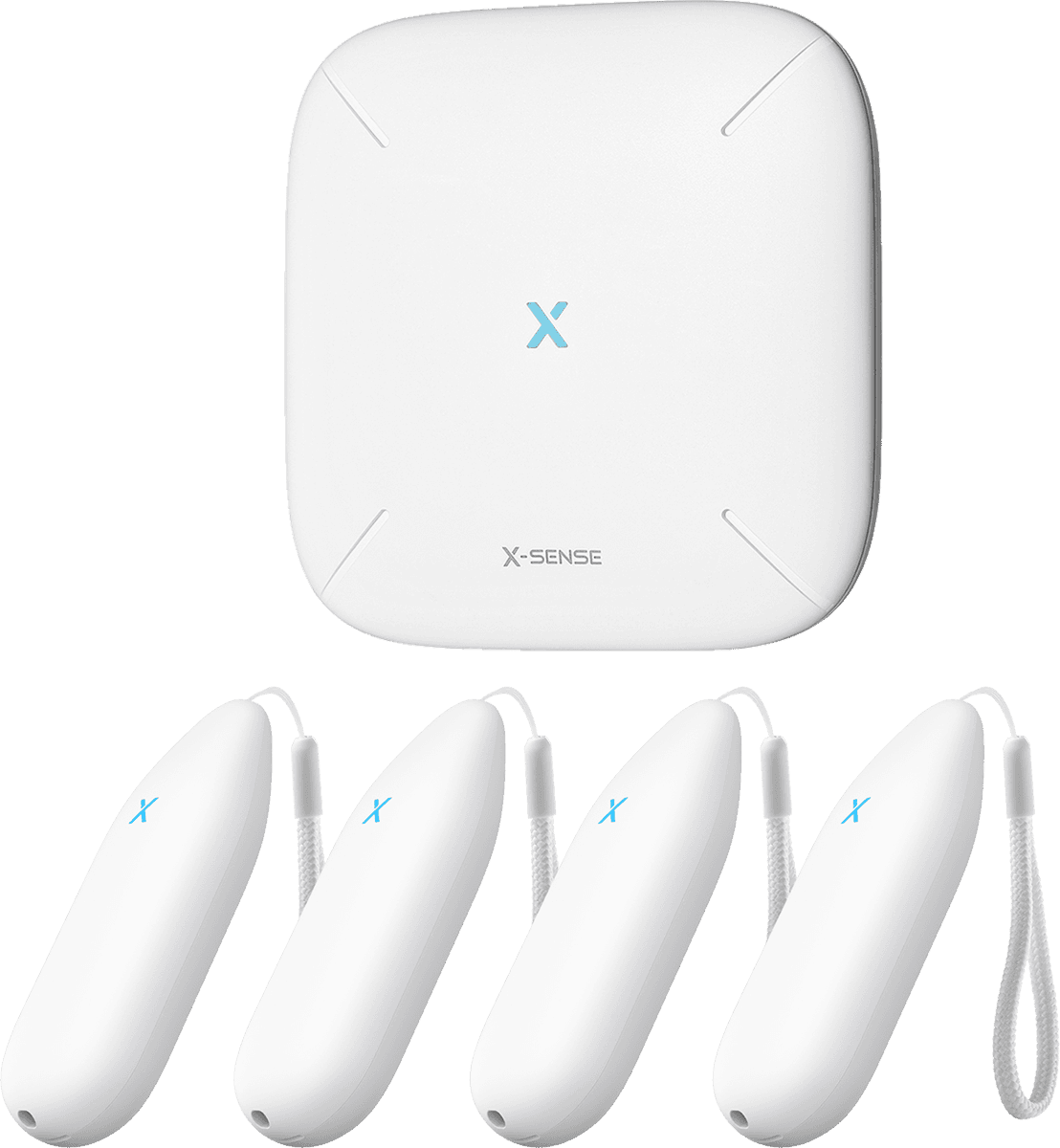 X-Sense STH55 inomhusklimatkit med 4 termosensorer - Inomhusklimatkit med Basstation och 4 Termosensorer