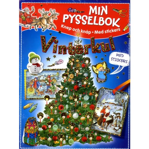 Min pysselbok : vinterkul knep och knåp Med stickers (häftad)
