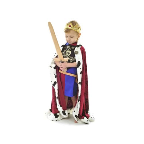 Maskeraddräkt Kungamantel 4-8år