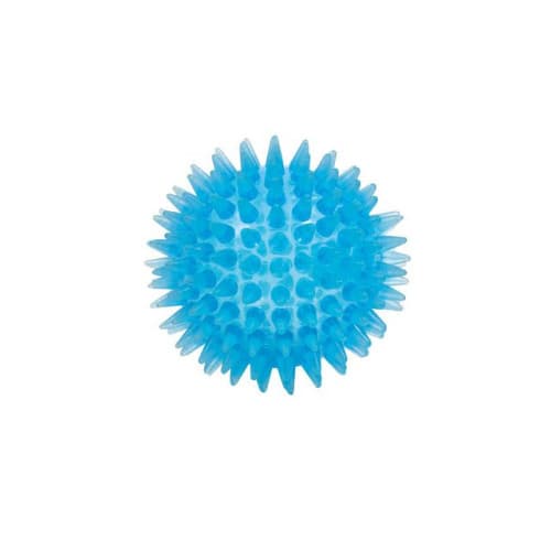 Massageboll m piggar soft 7,5cm blå