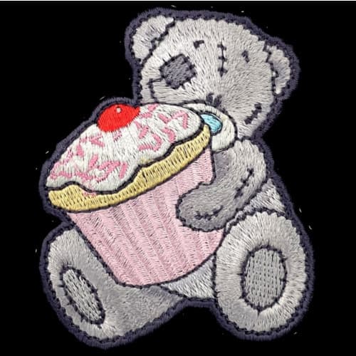 Tatty Teddy with Cupcake Sew On Patch