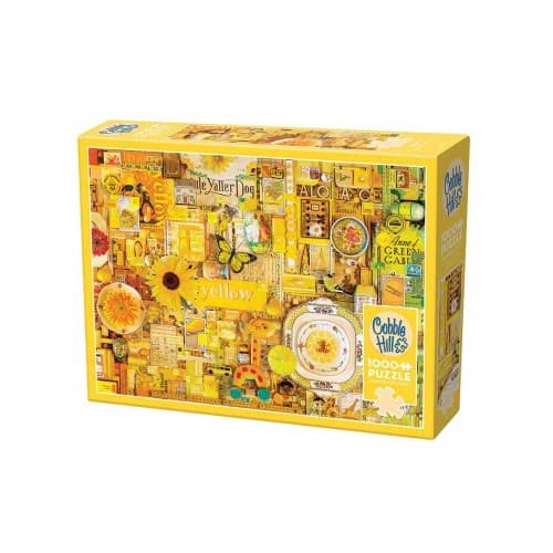 Yellow, Pussel, 1000 bitar, Cobble Hill