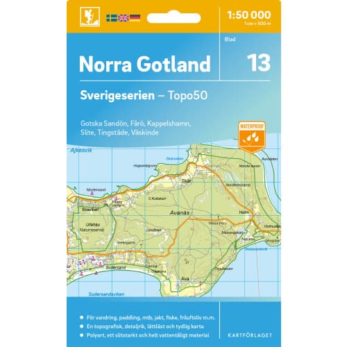 13 Norra Gotland Sverigeserien Topo50