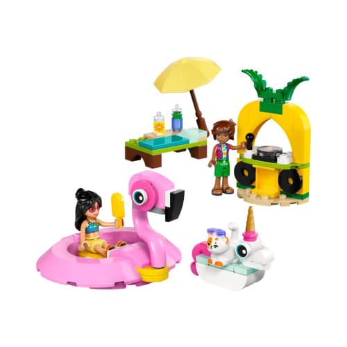 LEGO Friends 42658 - Eld Född & Flamingo Poolparti - byggsats