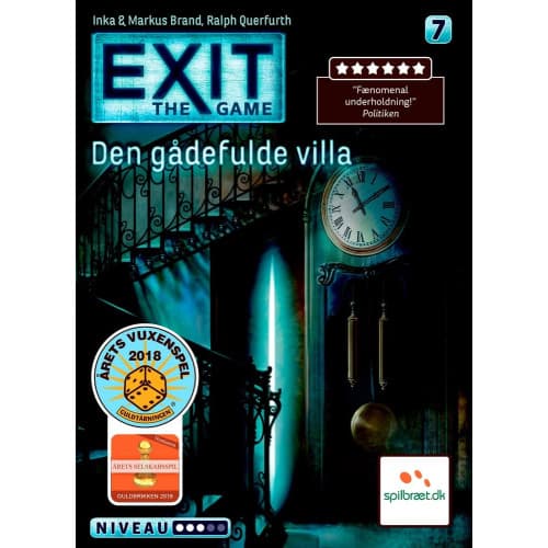 Lautapelit - EXIT: Den gådefulde villa (DK)