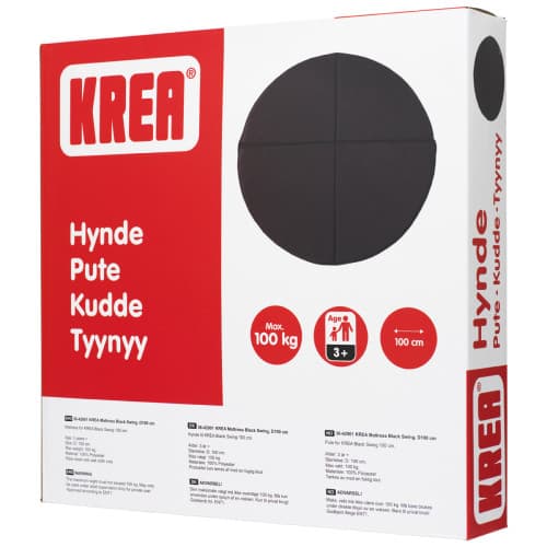 KREA madrass svart gunga, D100 CM
