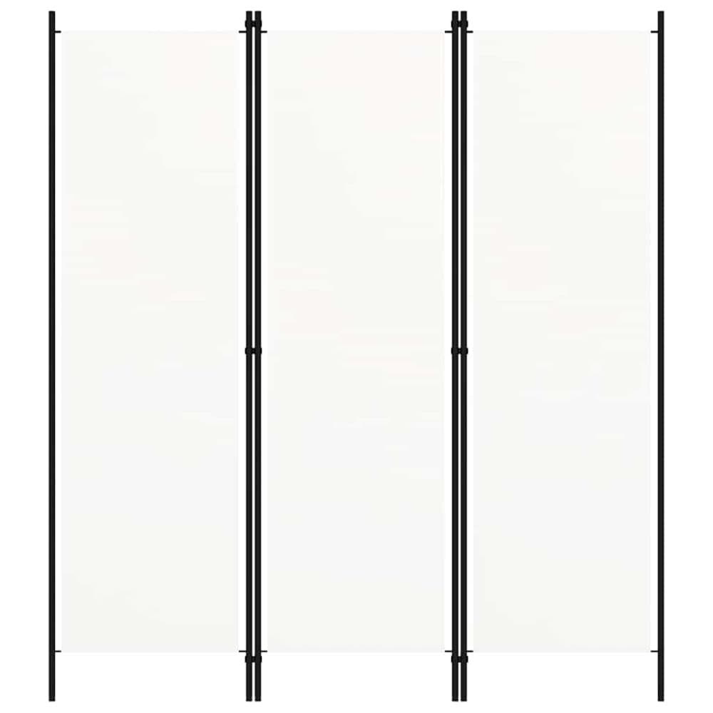 Rumsavdelare 3 paneler vit 150x180 cm