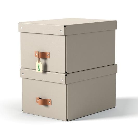 Förvaringslåda Leitz Puro 17L beige 2/fp