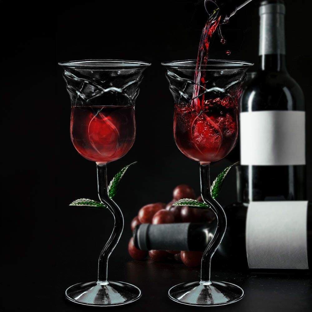 Rosévinglas-set - Rosdesign