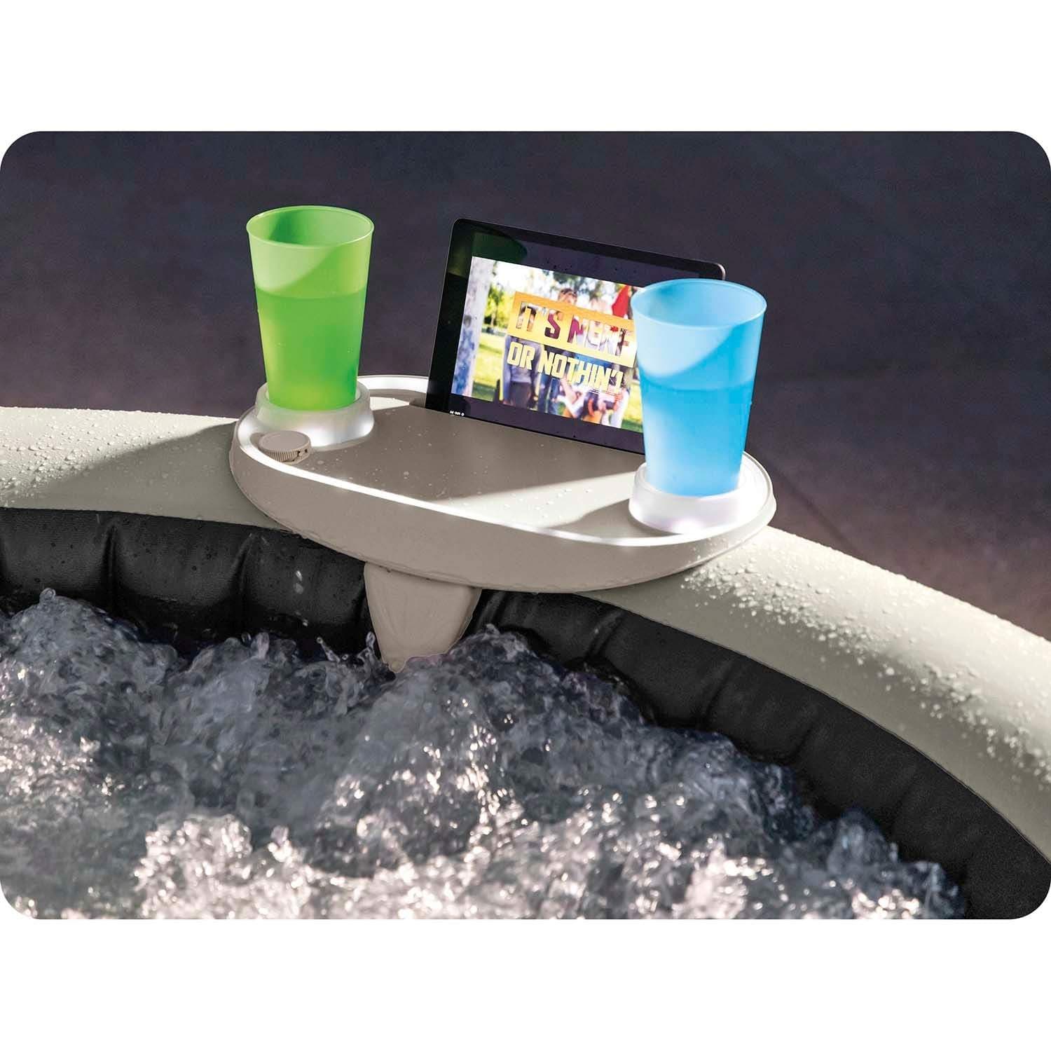 Dryckhållare för SPA med surfplatta och LED-ljus view 2
