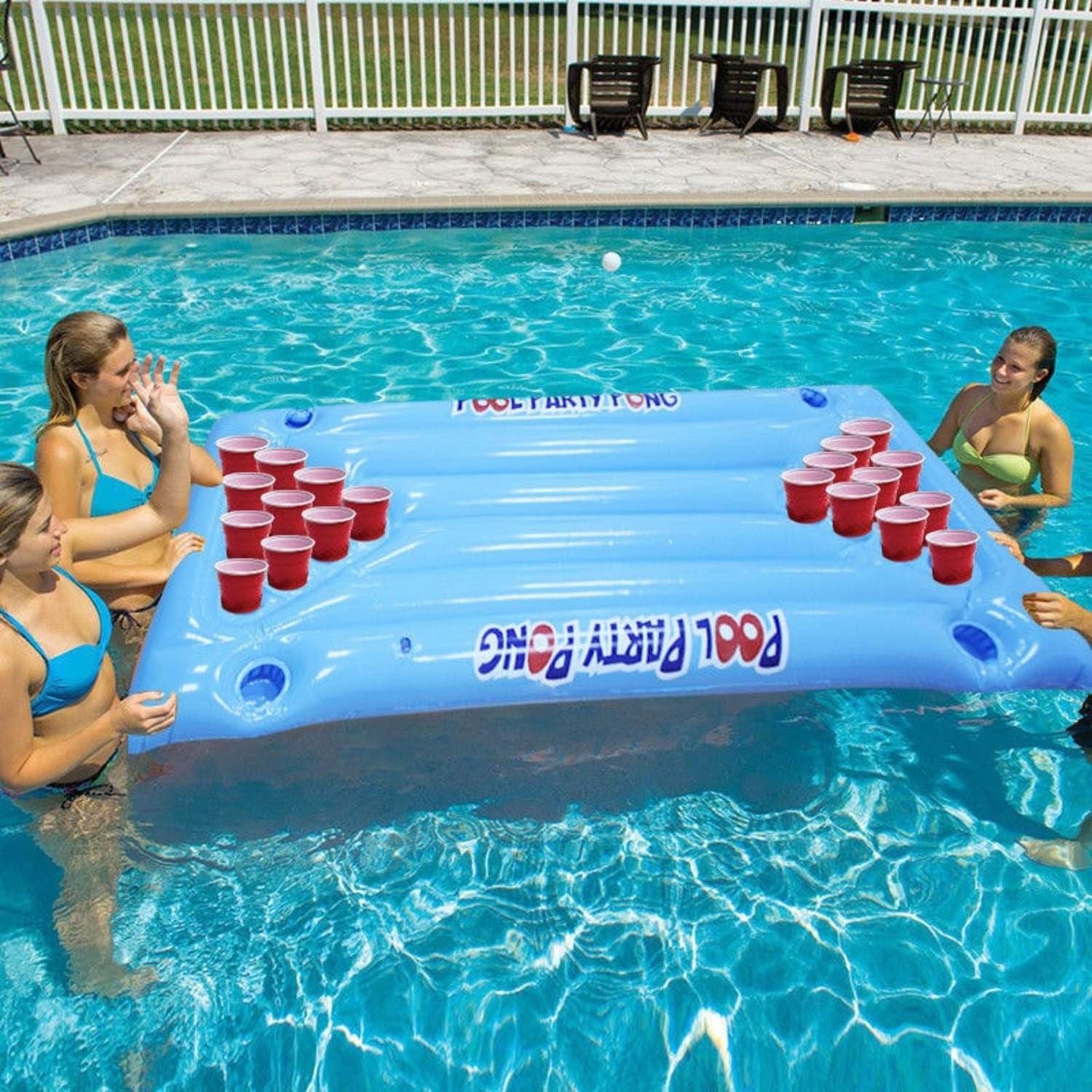 Uppblåsbar Beer Pong Madrass view 2