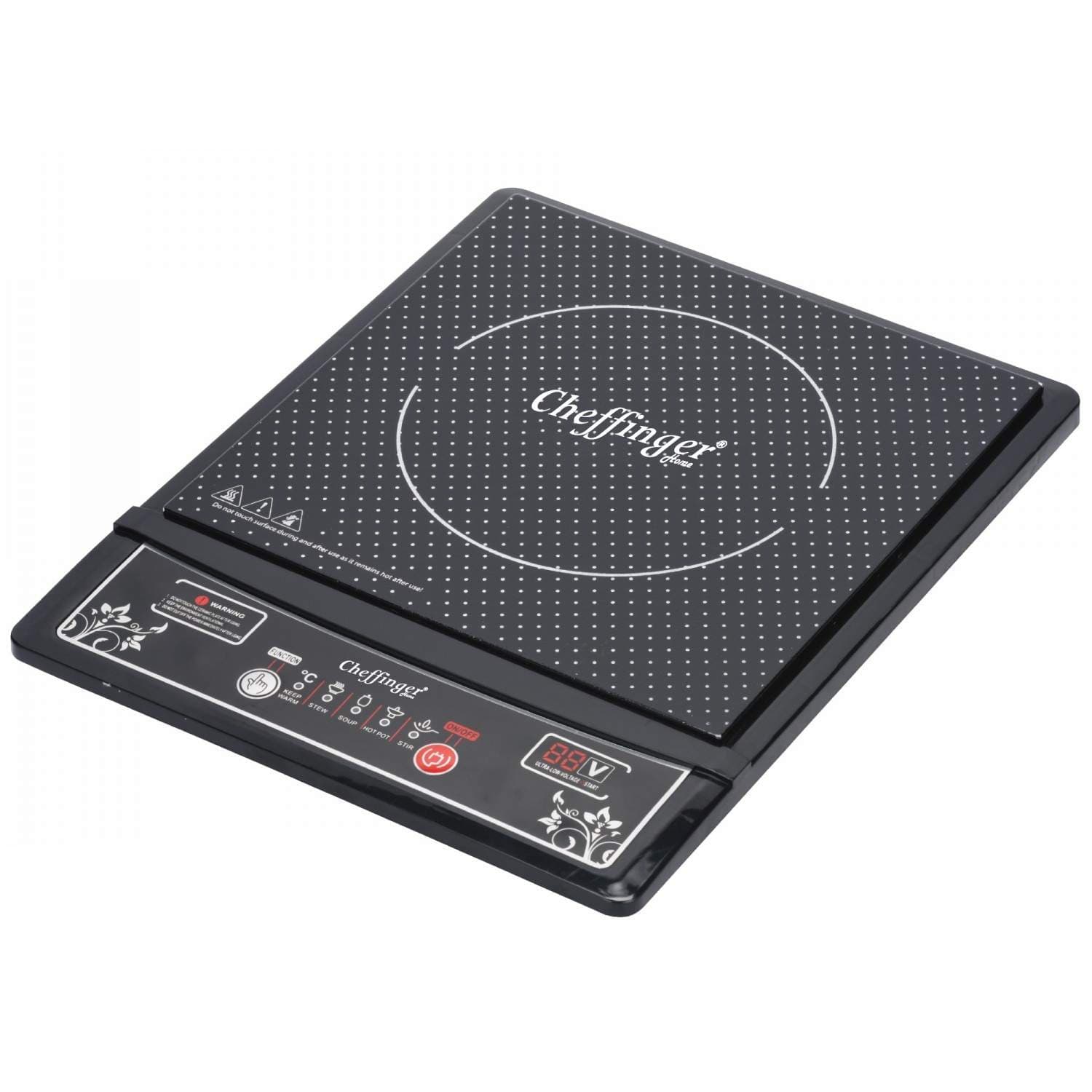 Cheffinger CF-IND200: Enkel induktionsspis - 2000W