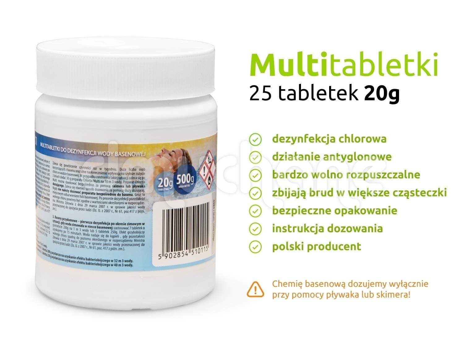 Multifunktionella Tabletter 25 x 20g - 0,5 kg view 2