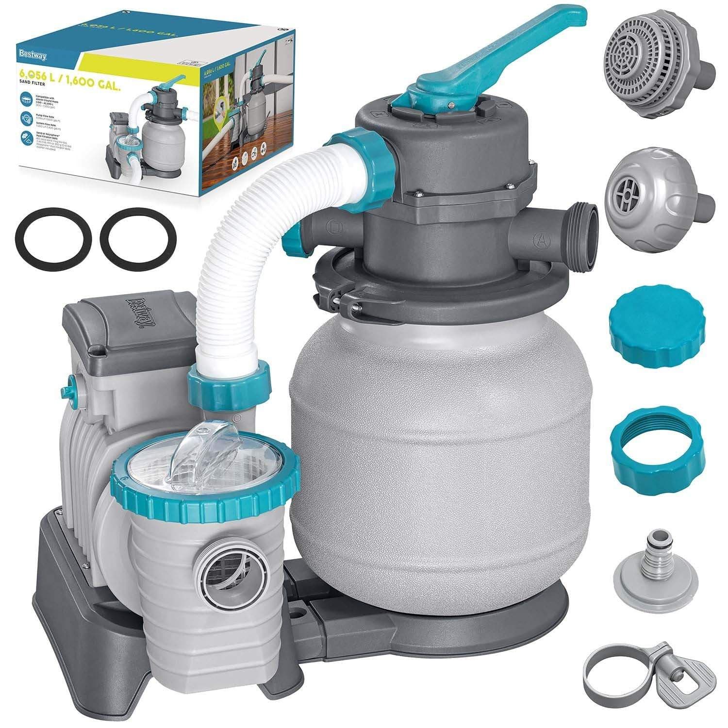Sandpump för simbassänger 5678 L/h Bestway 58497