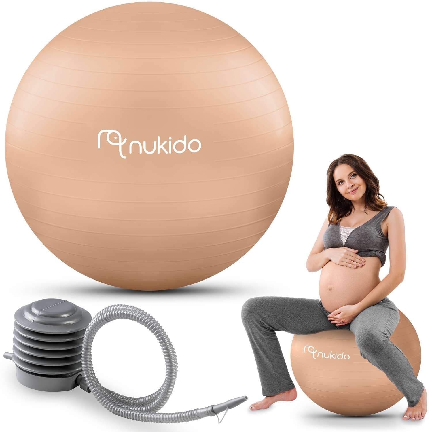 Gravid aerobicsboll 65 cm NS-951 beige