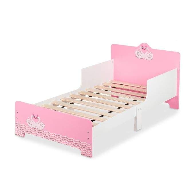 Småbarnssäng med svandesign