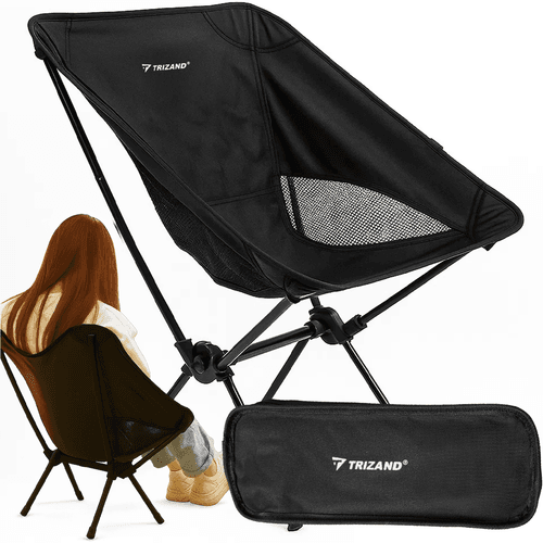 Fällbar campingstol – lätt, kompakt, 120 kg kapacitet view 2