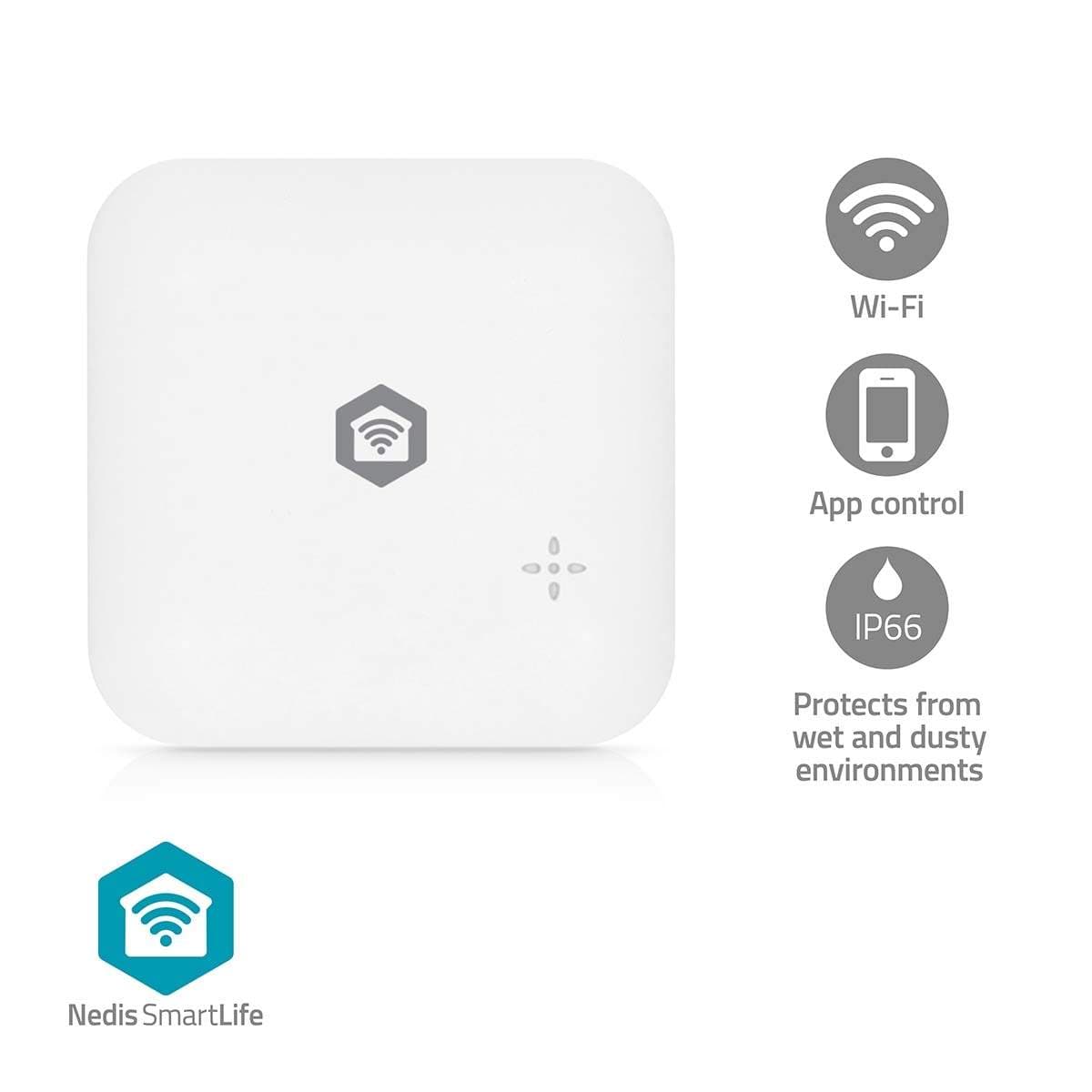 Wi-Fi vattenläckagedetektor – batteridriven, 80 dB larm