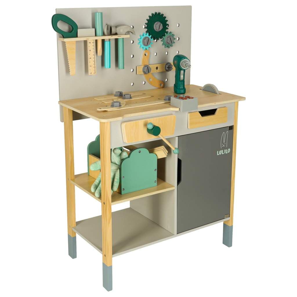 Trä Workshop DIY Set – Verktyg & Ljud, 86cm view 2