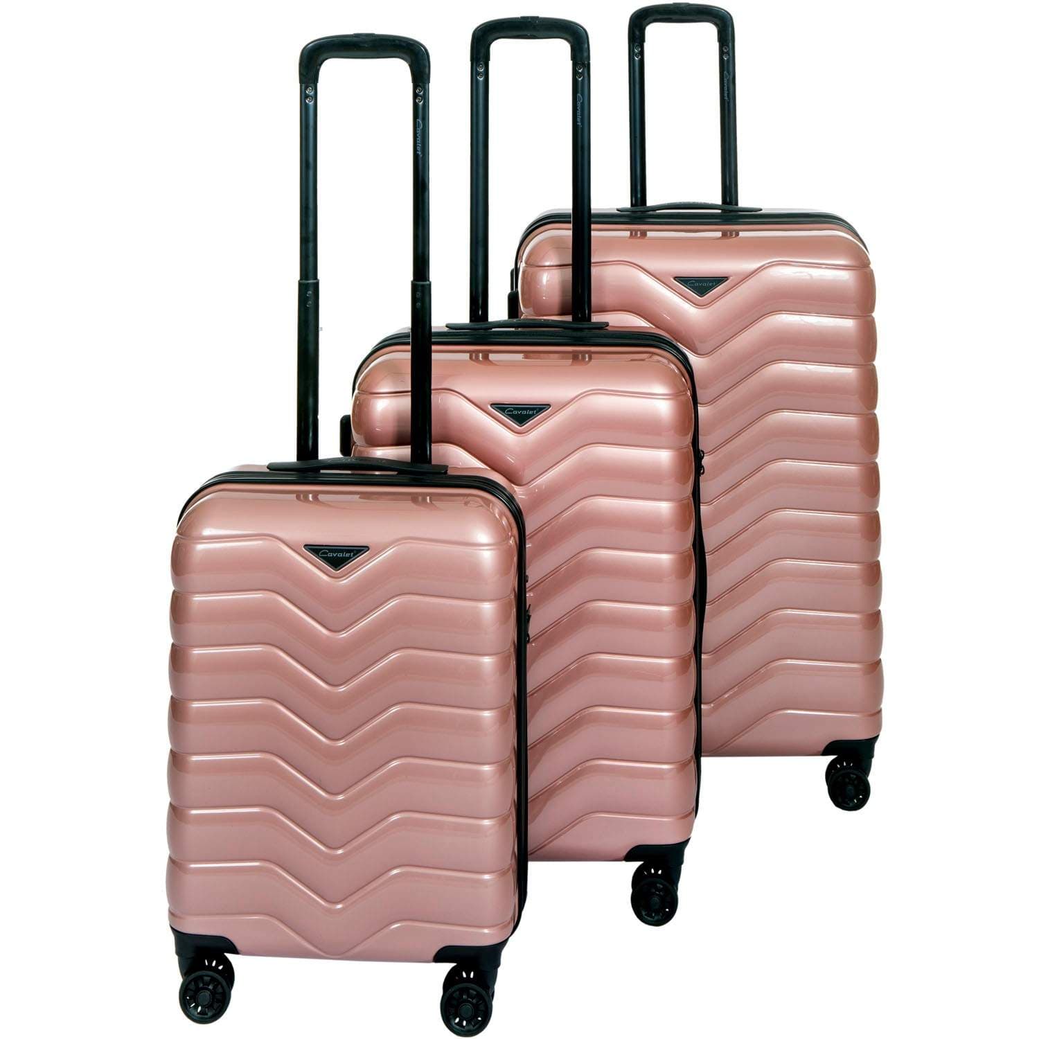 Bagageset 3-pack, Rosa